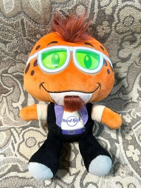 4/$20 Hard Rock Cafe Roxtars Skiddley Lead Singer Plush Rockstars Rock Star